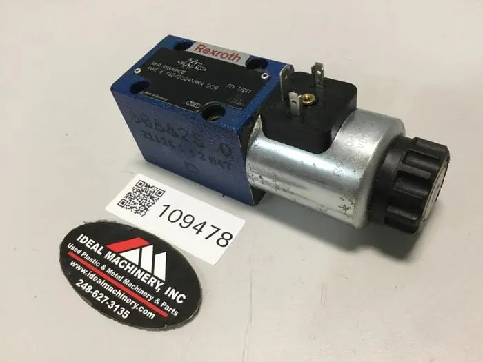 Used REXROTH 4WE6Y62/EG24N9K4SO9 Valves/Fittings Michigan US | Ideal Machinery #599890