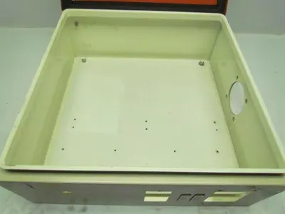 20x20x7" Steel Electrical Enclosure Box Cabinet w/Backplate Panelview Pushbutton