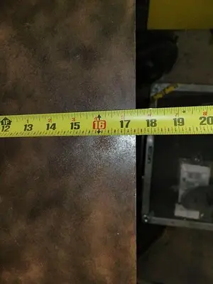USED ACCURATE GAGE INC. 17.5'' X 30''