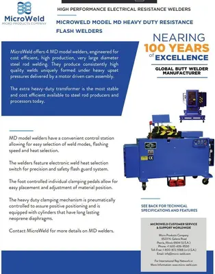 USED MICRO WELD MD4