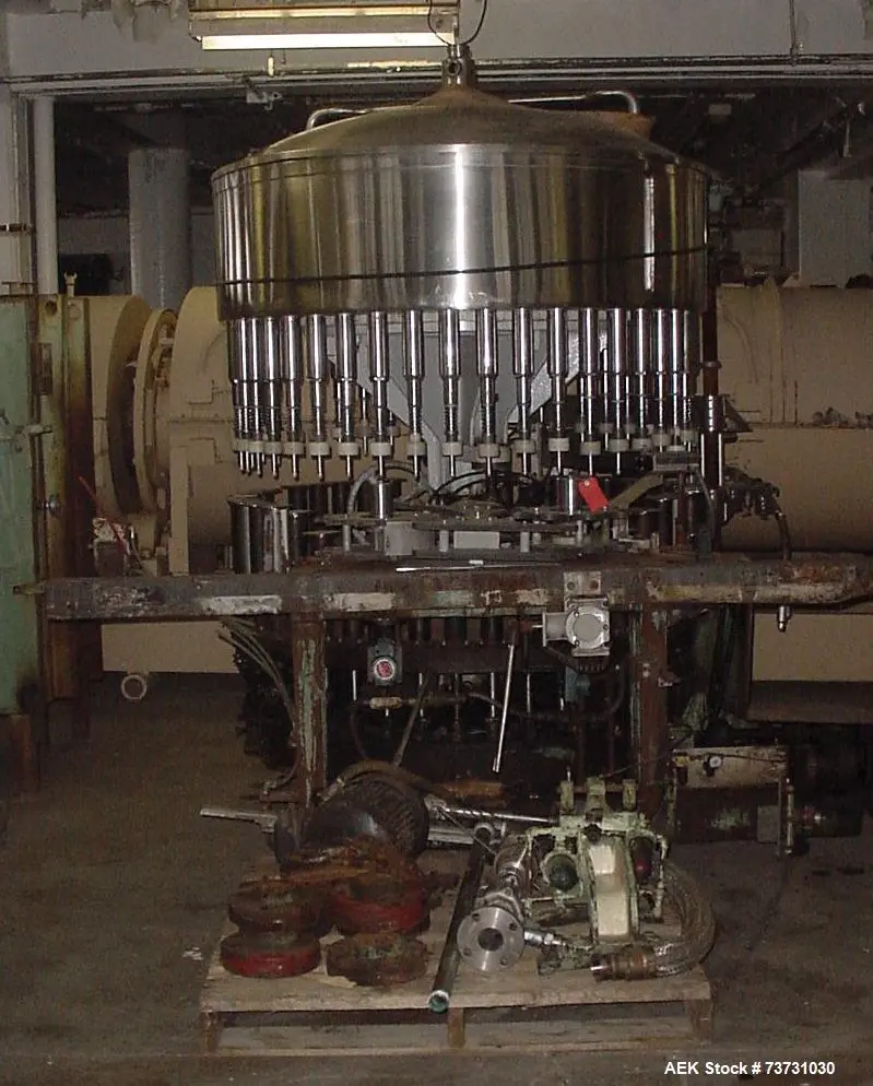 Used HORIX HFV 44 Overflow Pressure Gravity Liquid Fillers Illinois US | Aaron Equipment #1515458