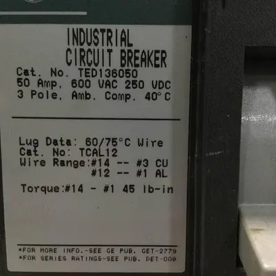 USED GE TED136050