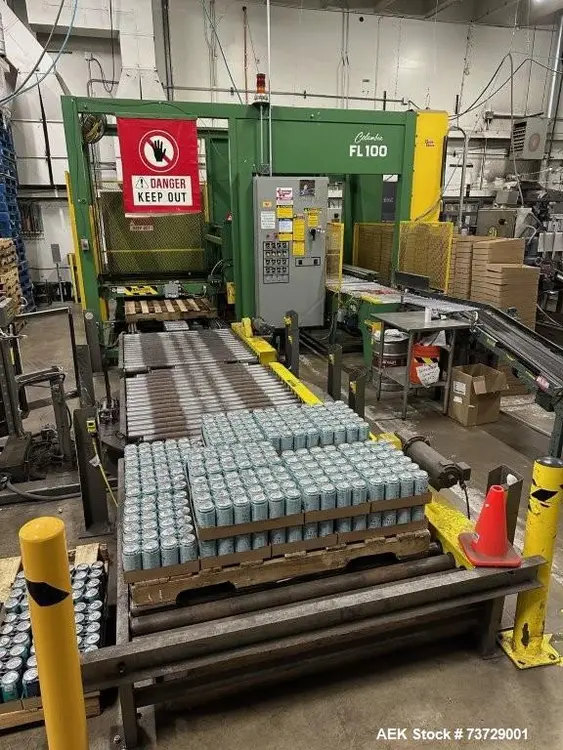 Used COLUMBIA FL-100 Palletizers Illinois US | Aaron Equipment #1512821