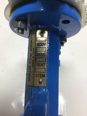 Mueller 090207-8-1 5″ Steam Specialty Butterfly Valve