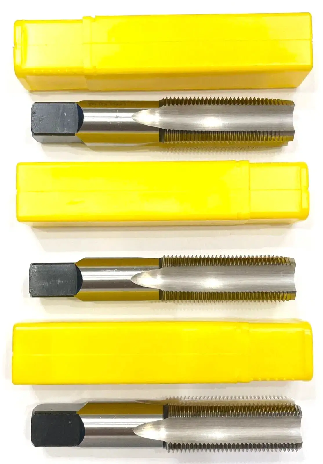 Morse M27 x 2.00 HSS Hand Tap Set D7 4 Flute Plug Bottoming Taper Taps