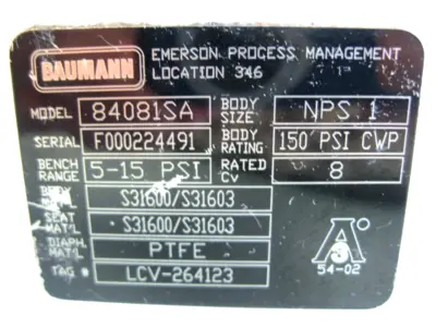 USED Baumann 84081SA