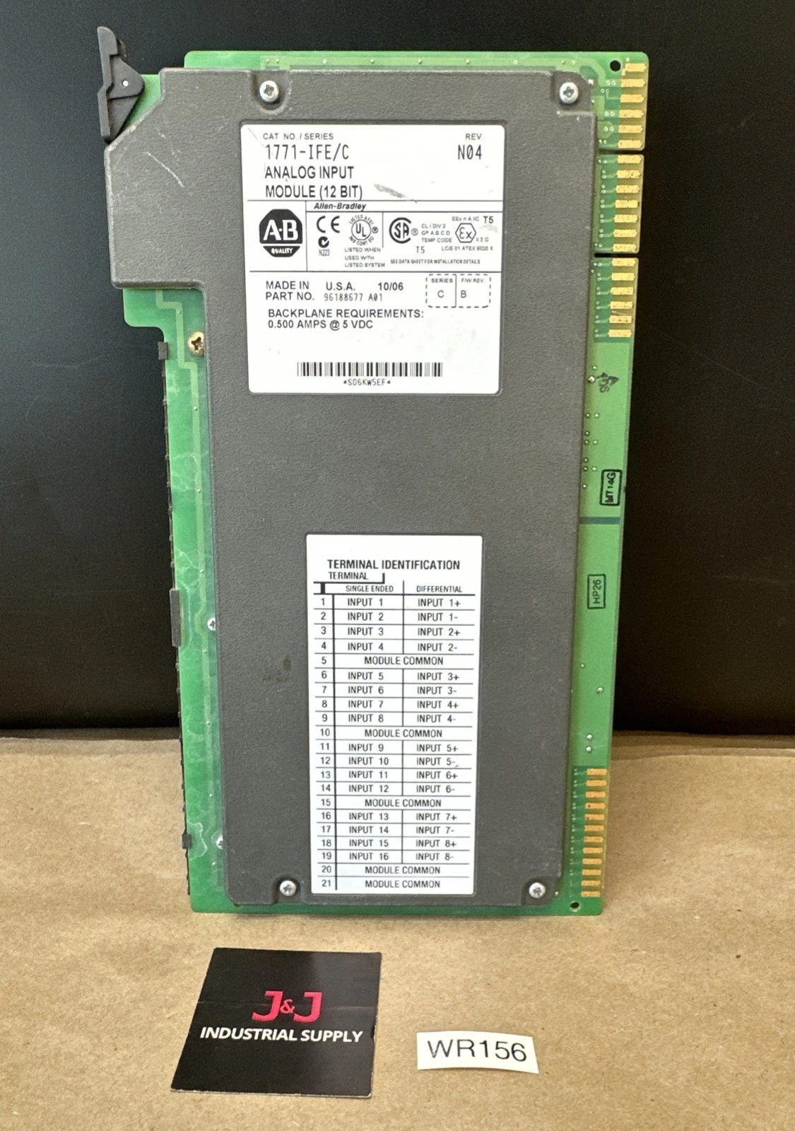 USED Allen-Bradley 1771-IFE/C