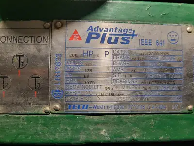 Used TECO-WESTINGHOUSE APH20002TE5 Motors (misc) British Columbia CA | Lenmark #294619