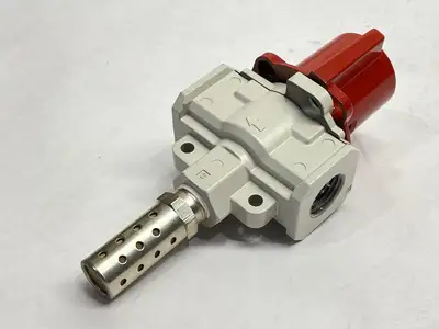 USED SMC MANUAL LOCKOUT RELIEF VALVE SINGLE ACT 3-PORT