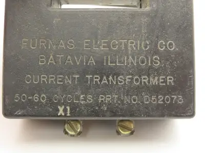 Furnas Electric D52073 Current Transformer Amp Ratio 300-5 50/60 Cy Lot of 3