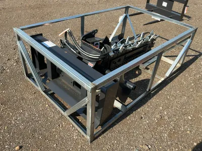 New JCT Trencher Skid Steer Attachment, Universal Quick Attach, Approx. 36” Trench Depth and 8” Tren...