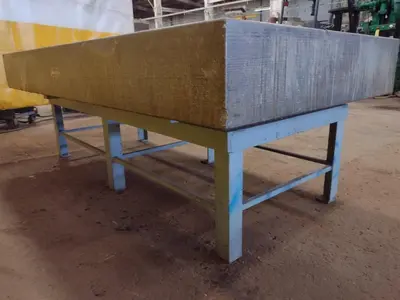 8' X 4' X 10" CHALLENGE PRECISION LAYOUT INSPECTION GRANITE TABLE: STOCK #23791