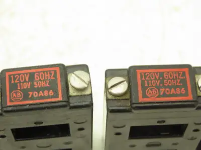 Allen Bradley 70A86  OPERATING COIL 120 VAC 60HZ 110V 50HZ SIZE 0 Lot Of 7