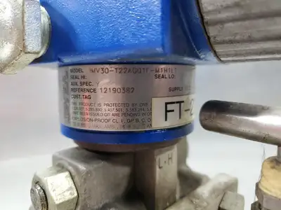Foxboro IMV30-T22AG01F-M1H1L1 Pressure Transmitter, 12.5-42VDC, 500PSI. 6F-05