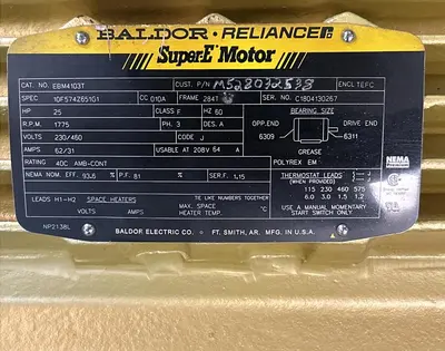 Used BALDOR EBM4103T Industrial Controls | Surplus Asset Holdings #1220185