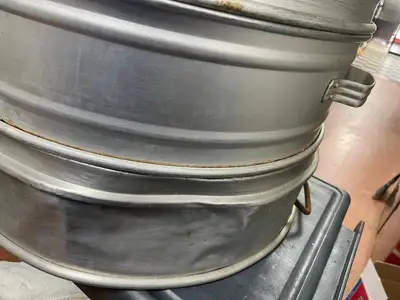 Used Falcon Restaurant Supply Used Aluminum Round Chinese Steamer 22" Diameter Steam Cooking Equipment Illinois US | Falcon Restaurant Supply #1376080