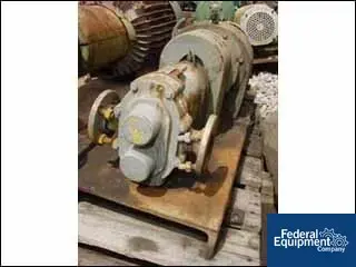 USED Waukesha Cherry-Burrell 1.5" WAUKESHA GEAR PUMP, S/S, 5 HP