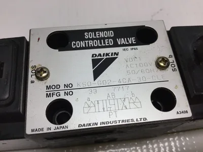 USED DAIKIN 📦 MODEL & SPECS:
• MODEL: KS0-G02-4CA-30-CLE
• VOLTAGE: 100VAC
• FREQUENCY: 50/60HZ