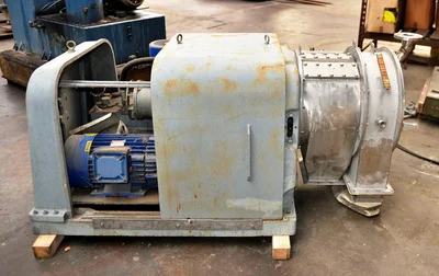 Escher-Wyss P-3/2 2-stage pusher centrifuge, 316SS.