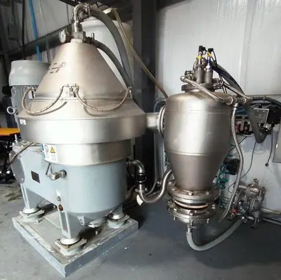 Westfalia SSE 80-06-077 Hydrostop CIP clarifier, Duplex SS.