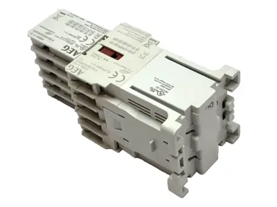 USED AEG CONTACTOR RELAY 3NO-1NC DC W/ HS05K-F-31 AUX BLOCK
