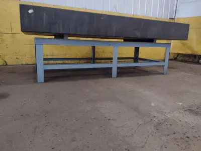 8' X 4' X 10" CHALLENGE PRECISION LAYOUT INSPECTION GRANITE TABLE: STOCK #23809