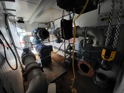 100HP Dewatering Pump Station Package w/ Weatherproof Enclosure