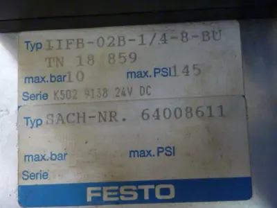 USED FESTO IFB8-02