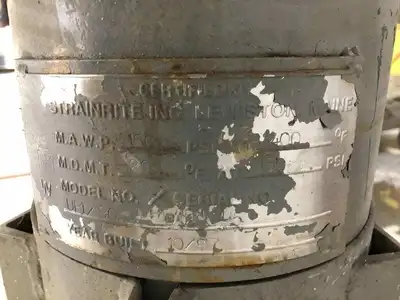 Strainrite UF1/90 Stainless Steel Single Basket Strainer 150PSI -20-400°F