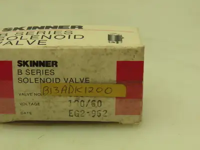 Honeywell Skinner B13ADK1200 Solenoid Valve 3-Way NC 120V 200 PSI 1/8" NPT