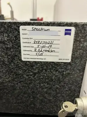 Used 2004 ZEISS SPECTRUM 7.7.6 Coordinate Measuring Machines Arizona US | KD Machinery #1309160
