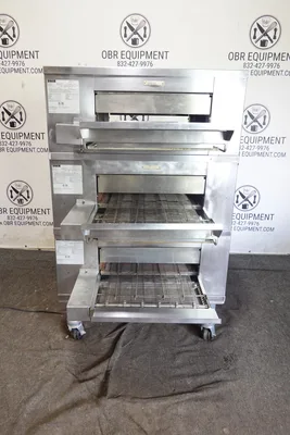 2022 MIDDLEBY MARSHALL CTX ELECTRIC TRIPLE STACK PIZZA CONVEYOR OVEN MODEL DZ33T