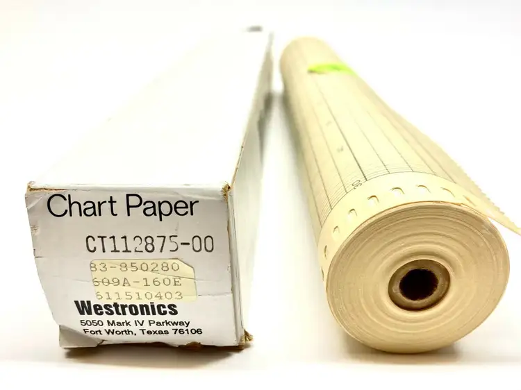 New | in-Stock Westronics Chart Paper Miscellaneous Printing & Paper Equipment Michigan US | Maverick Industrial Sales #1487529