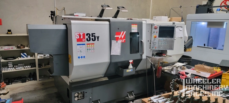 2017 HAAS ST-35Y LATHES, SLANT BED, N/C & CNC | Wheeler Machinery Sales