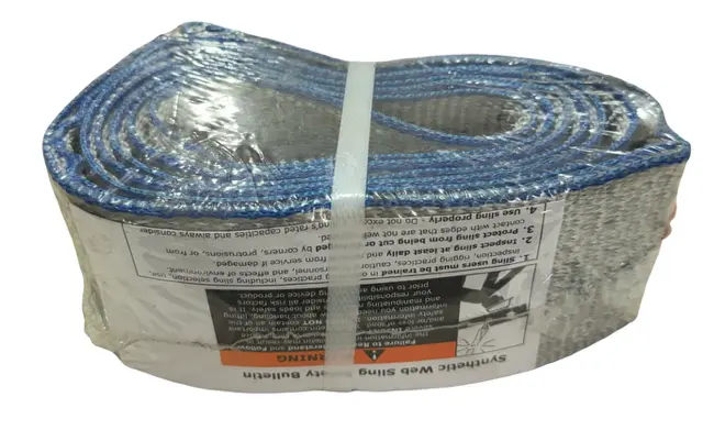 Lift-All 3" x 4 ft Polyester Endless Web Sling, 1-Ply Tuff-Edge