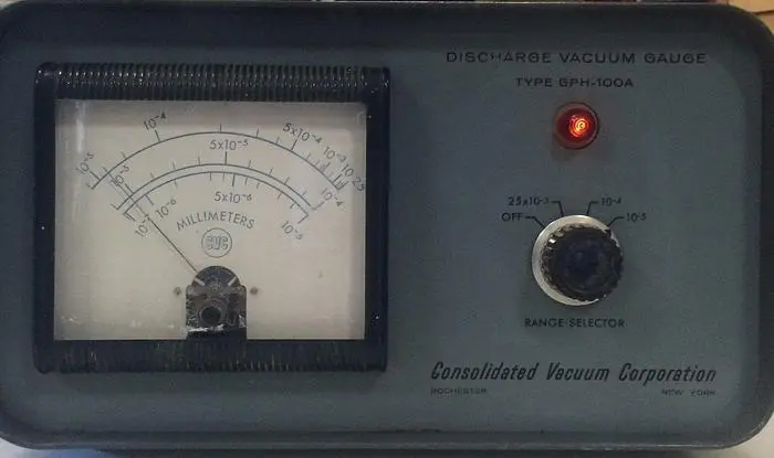 GPH- 100 A, Discharge Vacuum Gauge by Consolidated Vacuum Co.