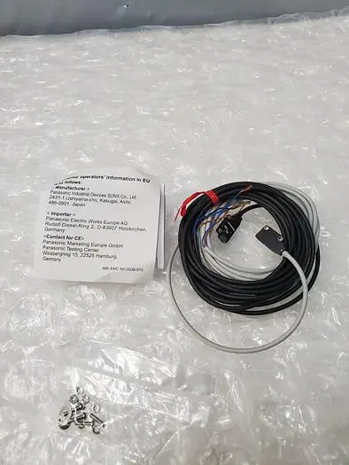 PANASONIC EX-11BD AND EX-11P PHOTOELECTRIC SENSOR
