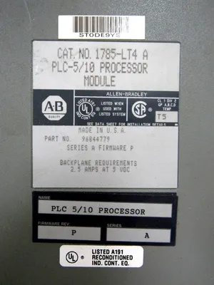 USED ALLEN BRADLEY 1785-LT4 PROCESSOR MODULE SERIES A 1785LT4