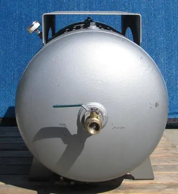 Manchester 60 Gallon Air Tank Vessel 200 PSI with Pressure Gauge for Compressor