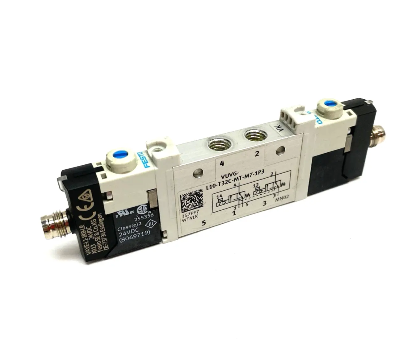 USED FESTO SOLENOID VALVE 2X3/2, CLOSED, MONOSTABLE 574368