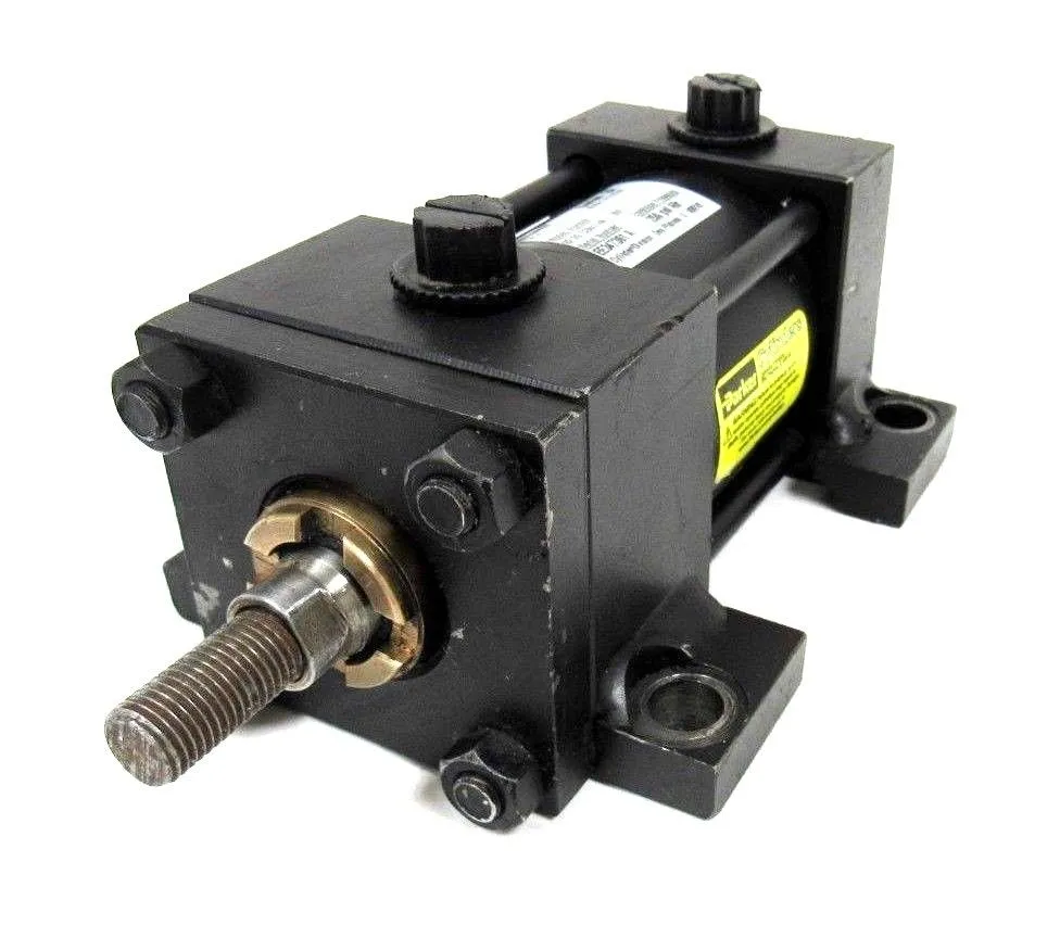 USED PARKER 02.00-C2AU14A-1.000 HYDRAULIC CYLINDER 0200C2AU14A1000 SER 2A