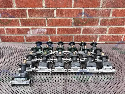USED ITT PURE FLO 1-316L-RA25MAX-CWP150 DIAPHRAGM VALVE W/ 1" SANITARY FITTING