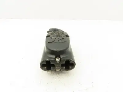 CM Lodestar 2 Ton Lower Hook Block Assembly Double Chain Black 627-860
