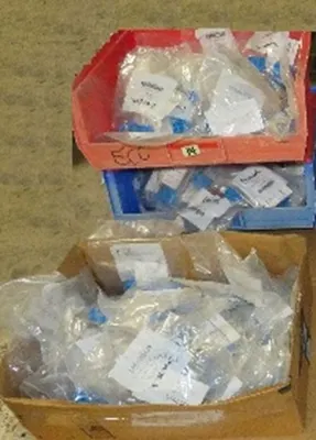 QTY. 68 SWAGELOK VALVES AND FITTING CONSISTING OF:...