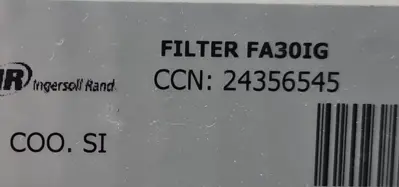 Ingersoll Rand 24356545 FA30IG Replacement Filter Element Loc 5B17