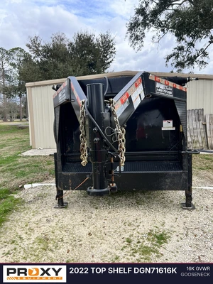 Used 2022 TOP SHELF DGN71616K Dump Trailers Louisiana US | Proxy Equipment #1377911