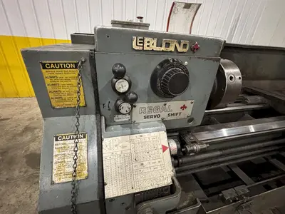15" X 54" LEBLOND REGAL MODEL 13C SERVO SHIFT GEARED HEAD ENGINE LATHE METRIC & 2.25" HOLE: STOCK #23489