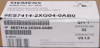 NEW SEALED SIEMENS 6ES7414-2XG04-0AB0 PROCESSOR SIMATIC S7-400 6ES74142XG040AB0