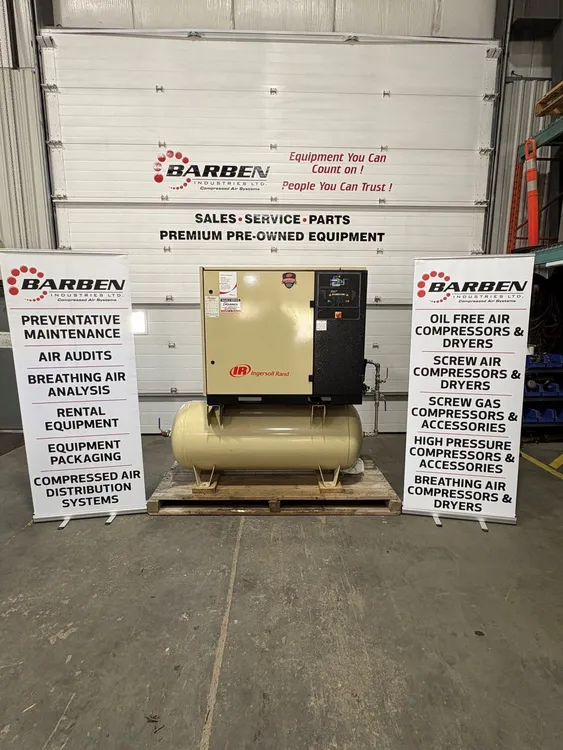 Used INGERSOLL RAND UP6-20-150 Rotary Screw & Sliding Vane Air Compressors Alberta CA | BARBEN IND LTD #1519268