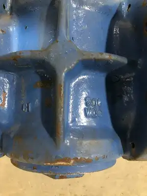 CGA 6″ CI Lever-Operated Gas Shut-Off Plug Valve 125PSI